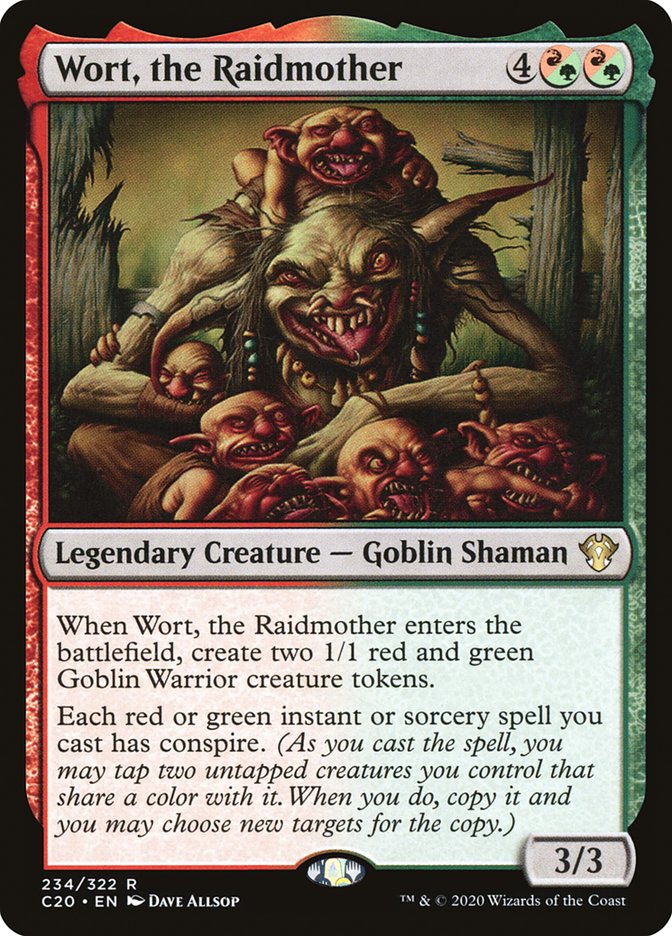 MTG Card Title: Wort, the Raidmother C20/234