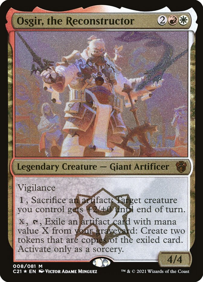 MTG Card Title: Osgir, the Reconstructor OC21/8