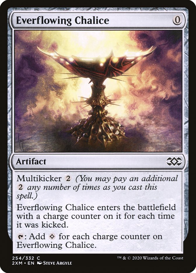 MTG Card Title: Everflowing Chalice 2XM/254