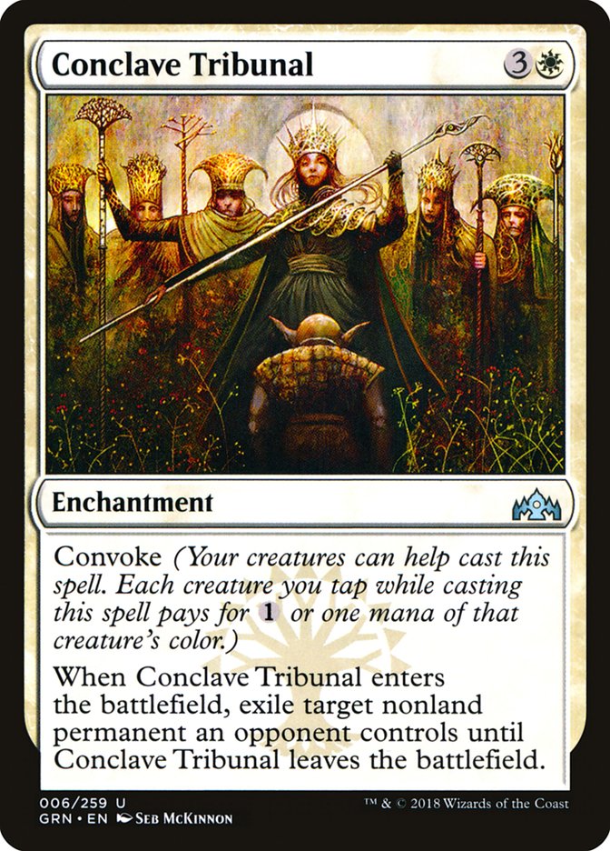 MTG Card Title: Conclave Tribunal GRN/6
