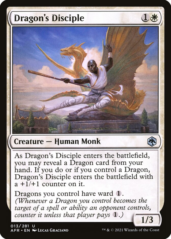 MTG Card Title: Dragon's Disciple AFR/13