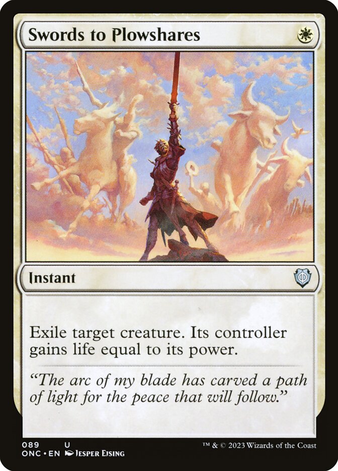 MTG Card Title: Swords to Plowshares ONC/89