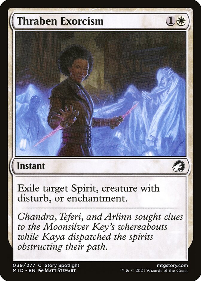 MTG Card Title: Thraben Exorcism MID/39