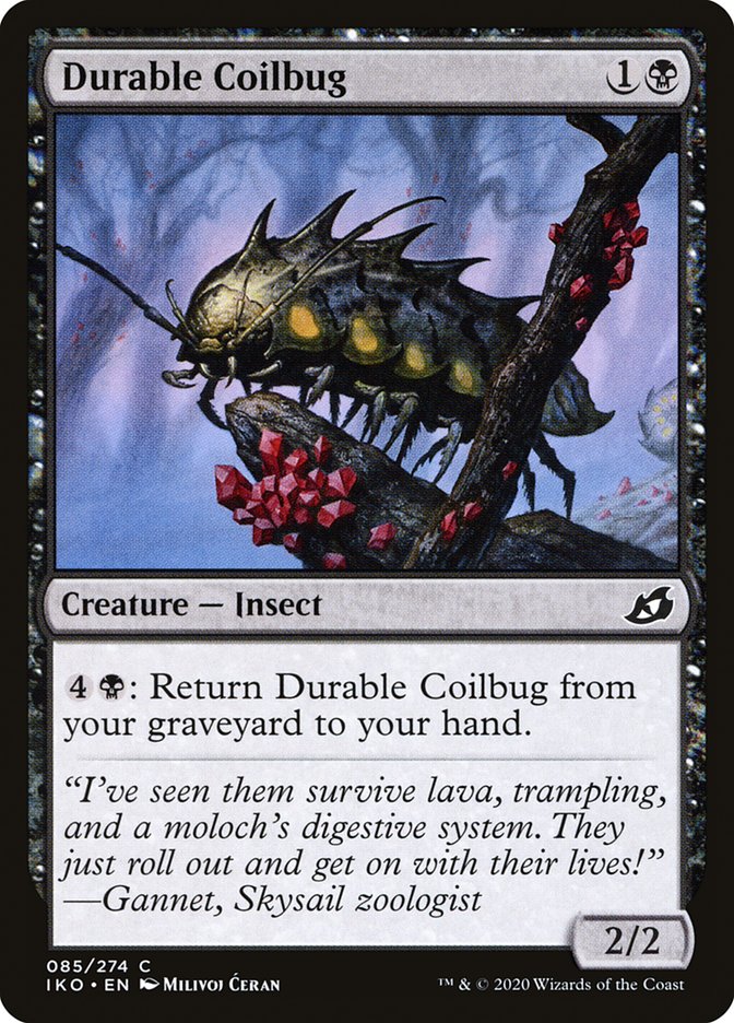 MTG Card Title: Durable Coilbug IKO/85