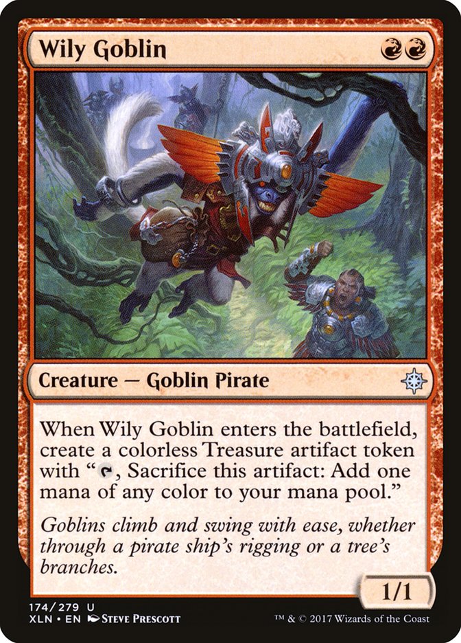 MTG Card Title: Wily Goblin XLN/174