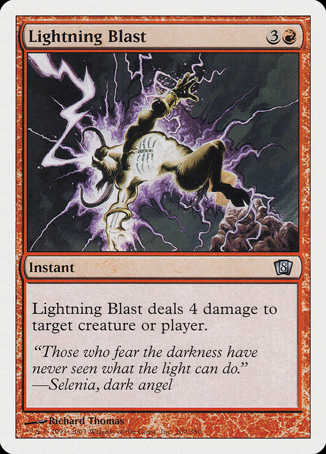 MTG Card Title: Lightning Blast 8ED/200