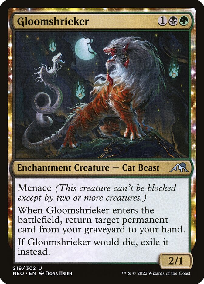 MTG Card Title: Gloomshrieker NEO/219