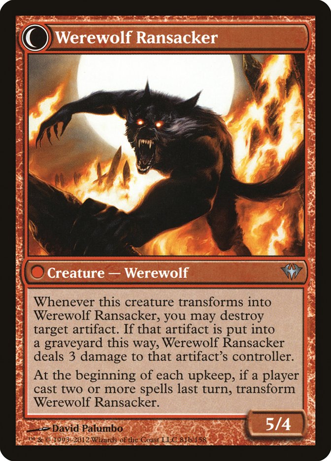 Afflicted Deserter // Werewolf Ransacker DKA/81