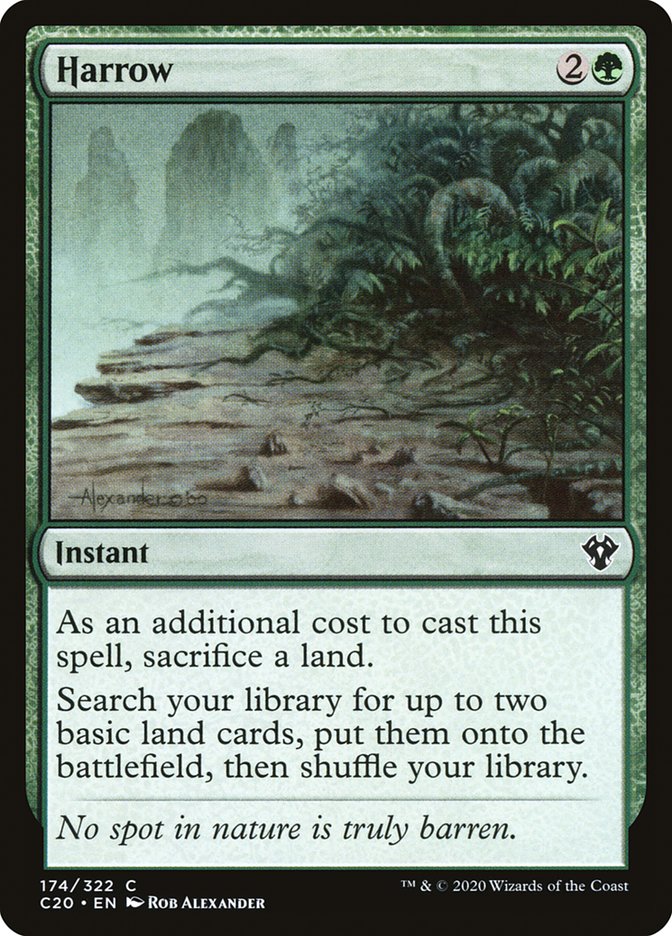 MTG Card Title: Harrow C20/174