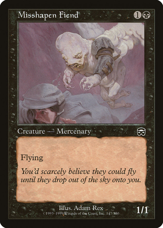MTG Card Title: Misshapen Fiend MMQ/147