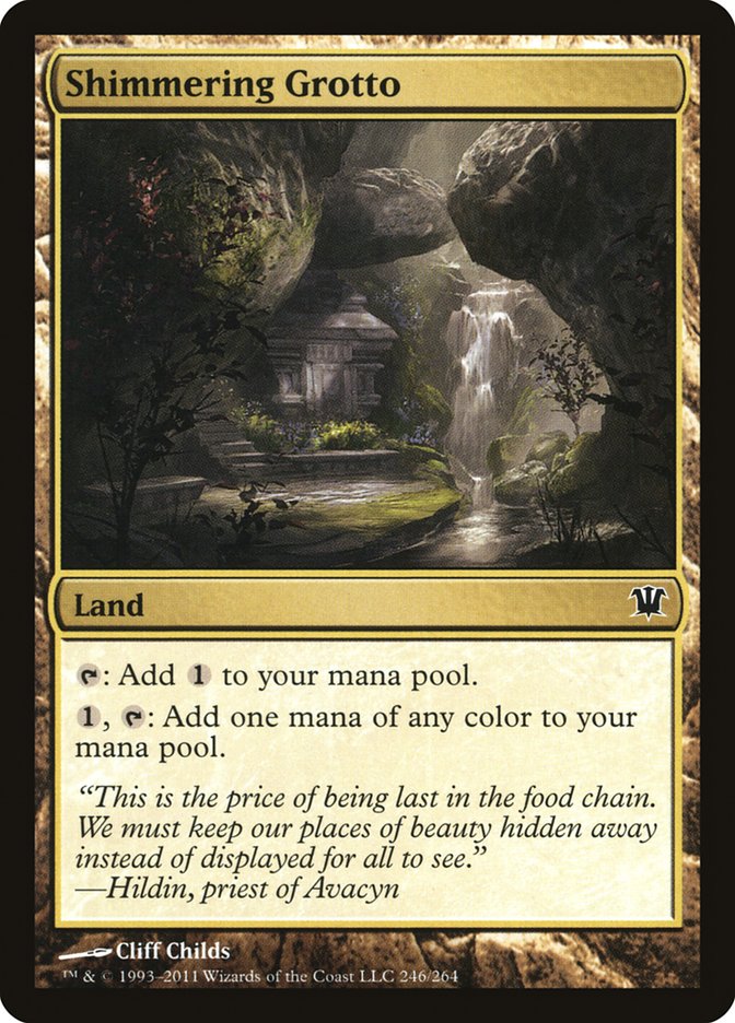 MTG Card Title: Shimmering Grotto ISD/246