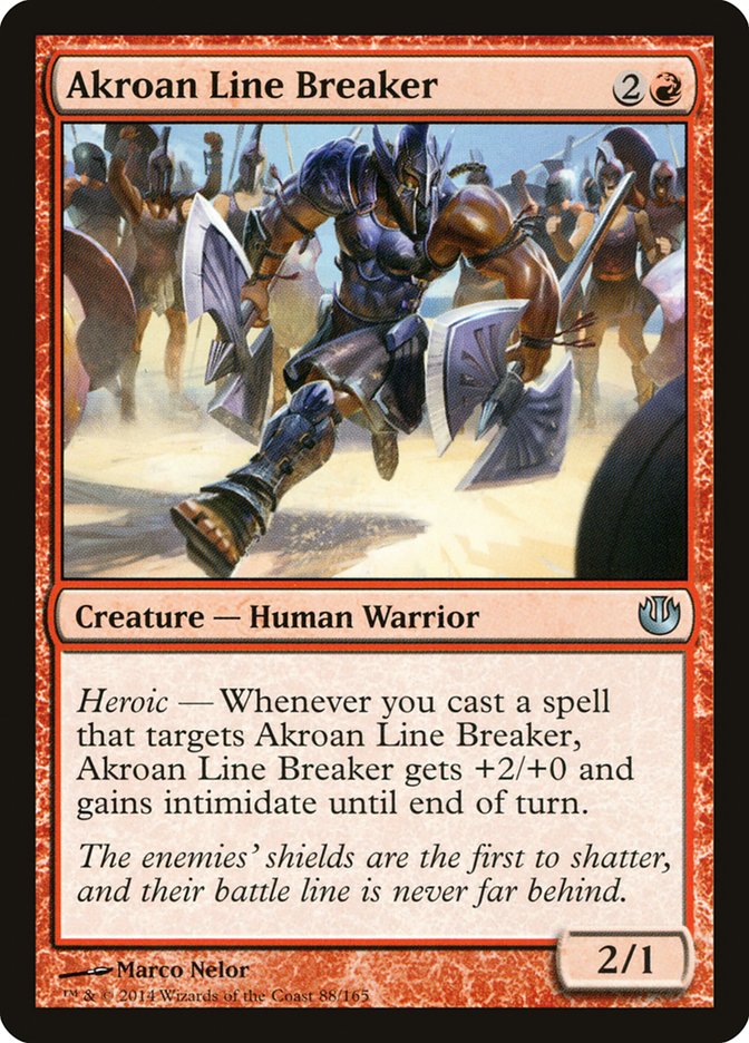 MTG Card Title: Akroan Line Breaker JOU/88