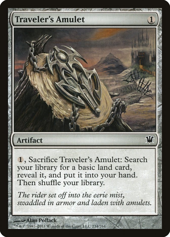 MTG Card Title: Traveler's Amulet ISD/234