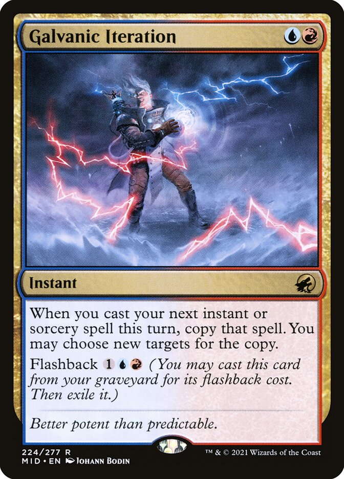 MTG Card Title: Galvanic Iteration MID/224