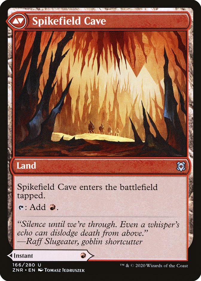 Spikefield Hazard // Spikefield Cave ZNR/166