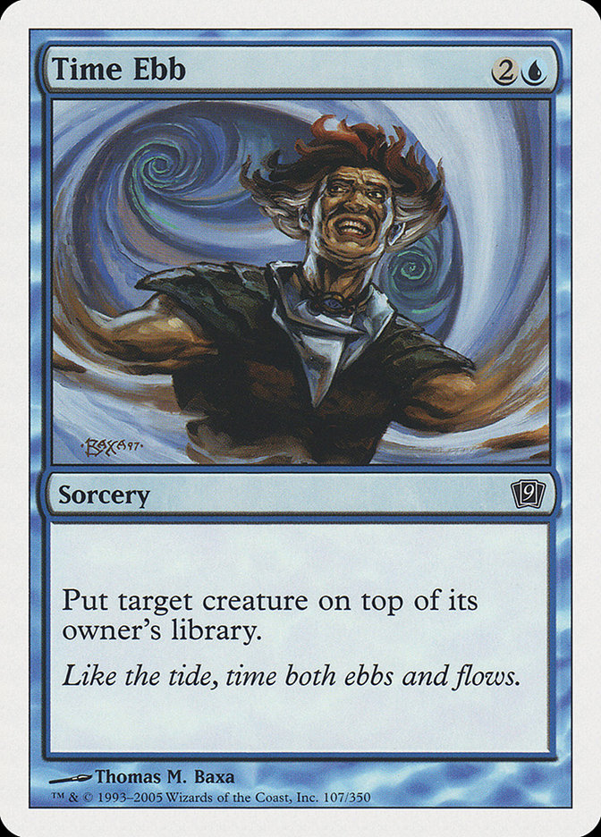 MTG Card Title: Time Ebb 9ED/107