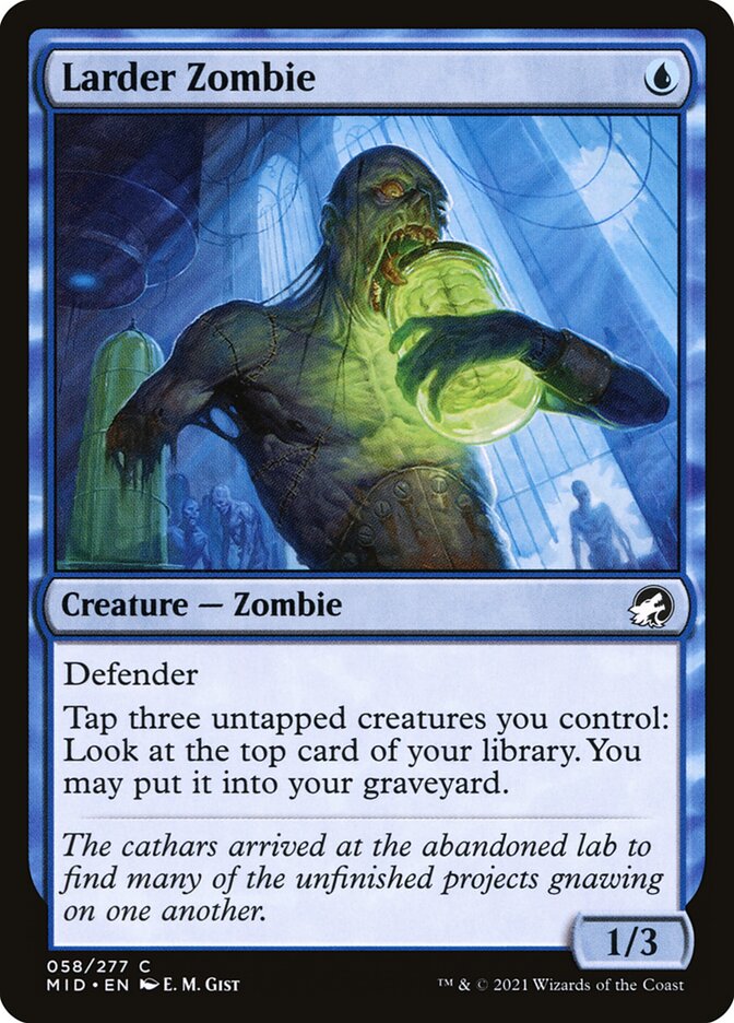 MTG Card Title: Larder Zombie MID/58