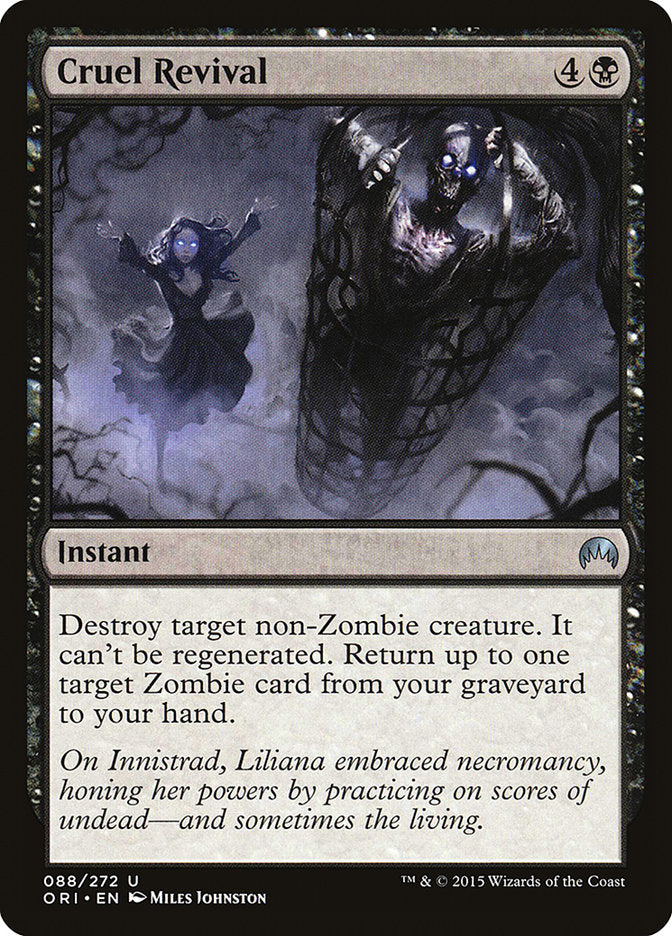 MTG Card Title: Cruel Revival ORI/88