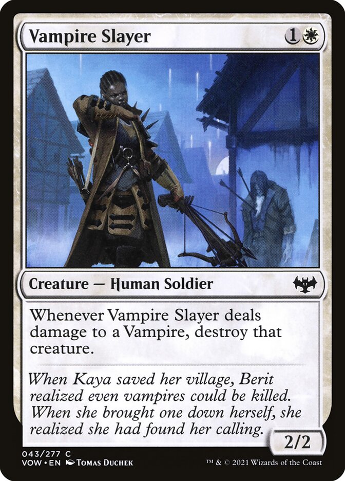 MTG Card Title: Vampire Slayer VOW/43