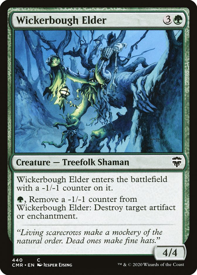 MTG Card Title: Wickerbough Elder CMR/440