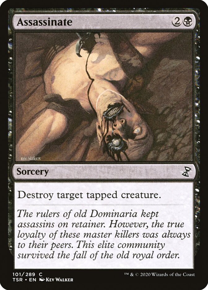 MTG Card Title: Assassinate TSR/101