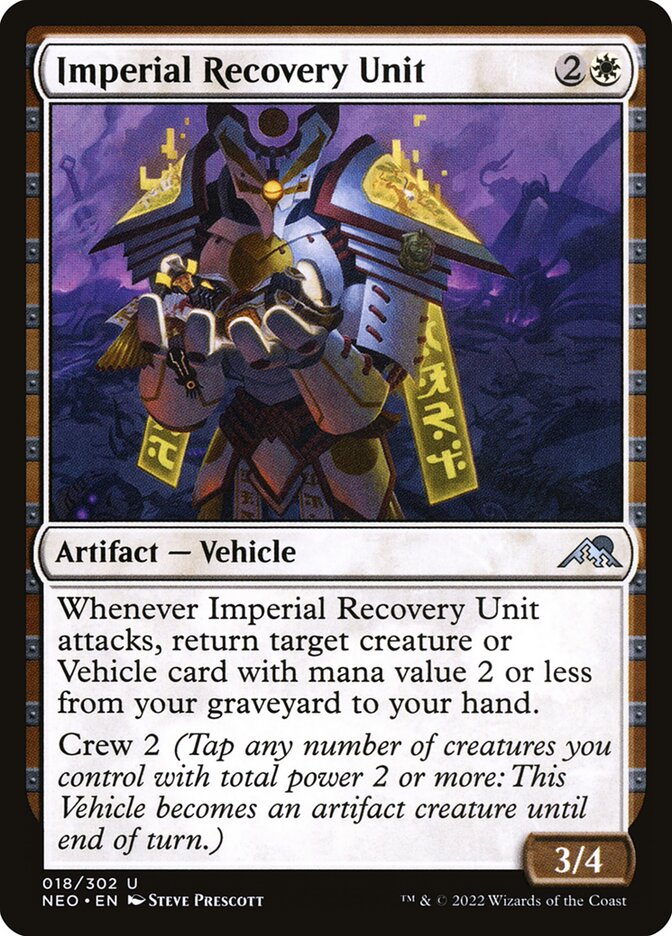 MTG Card Title: Imperial Recovery Unit NEO/18