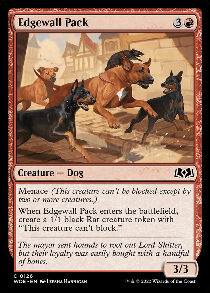 MTG Card Title: Edgewall Pack WOE/126