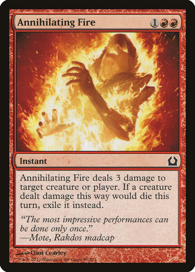 MTG Card Title: Annihilating Fire RTR/85