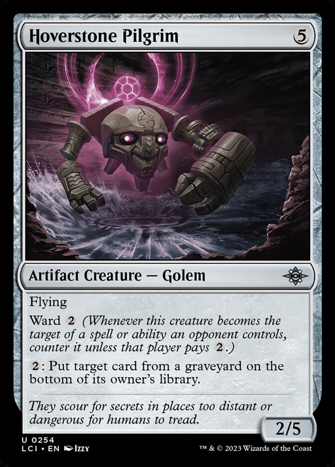 MTG Card Title: Hoverstone Pilgrim LCI/254