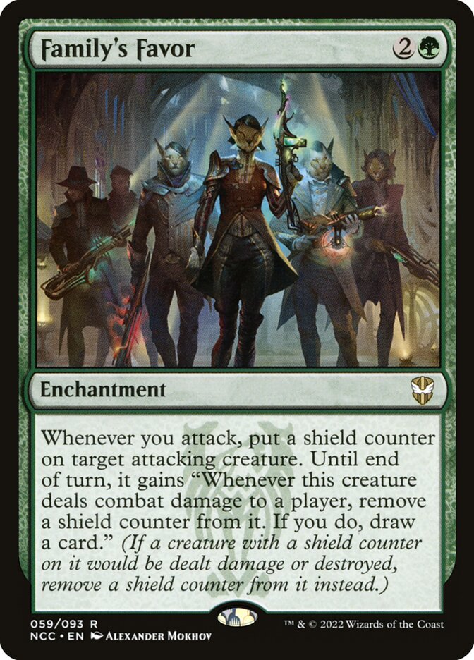 MTG Card Title: Family's Favor NCC/59