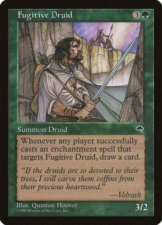 MTG Card Title: Fugitive Druid TMP/229
