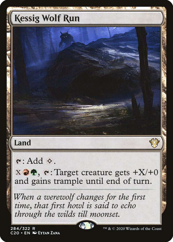 MTG Card Title: Kessig Wolf Run C20/284