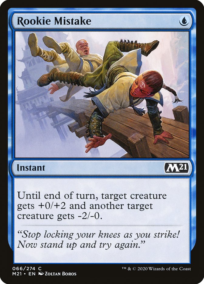 MTG Card Title: Rookie Mistake M21/66