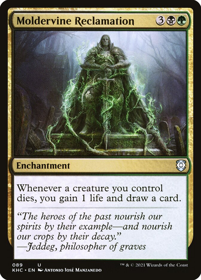 MTG Card Title: Moldervine Reclamation KHC/89