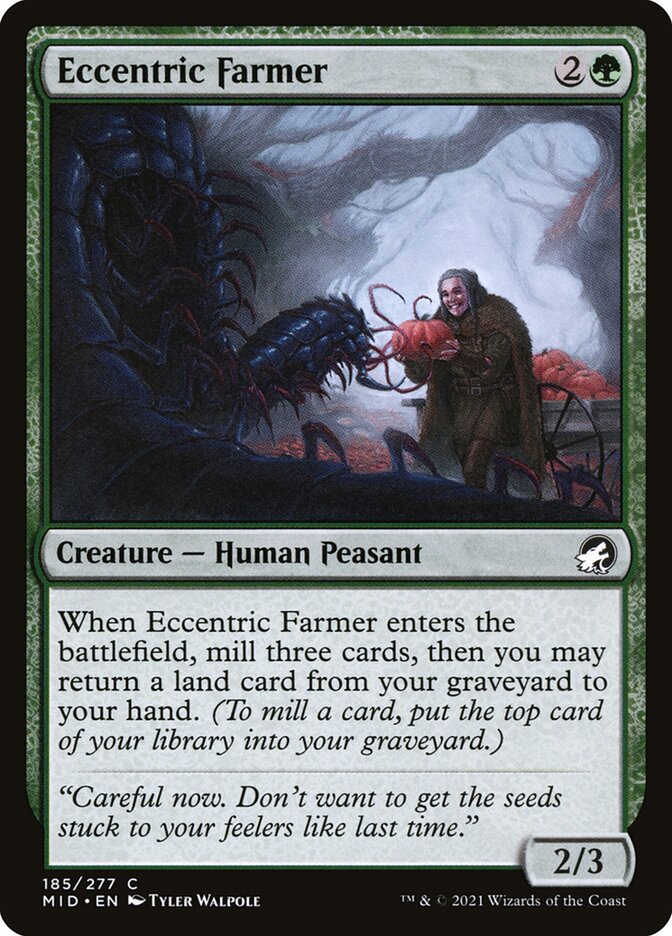 MTG Card Title: Eccentric Farmer MID/185