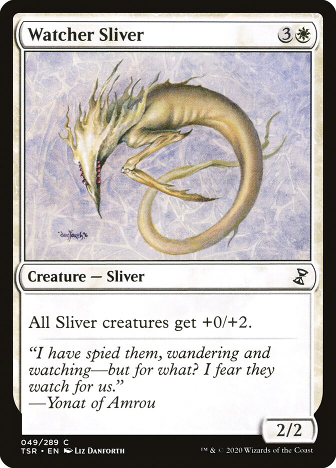 MTG Card Title: Watcher Sliver TSR/49