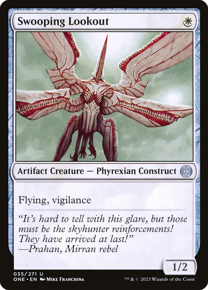 MTG Card Title: Swooping Lookout ONE/35