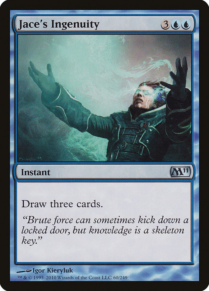 MTG Card Title: Jace's Ingenuity M11/60