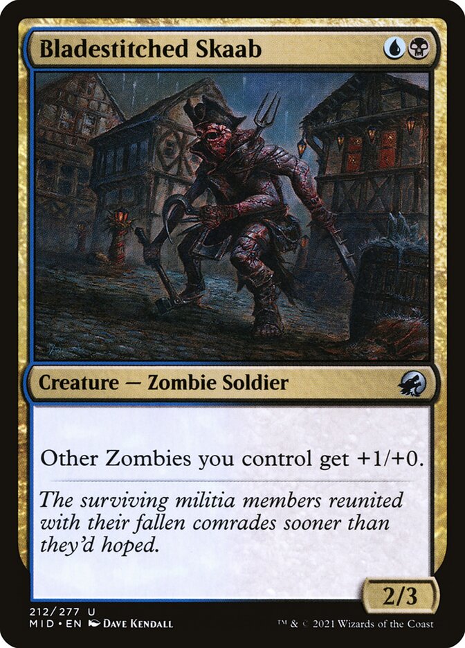 MTG Card Title: Bladestitched Skaab MID/212