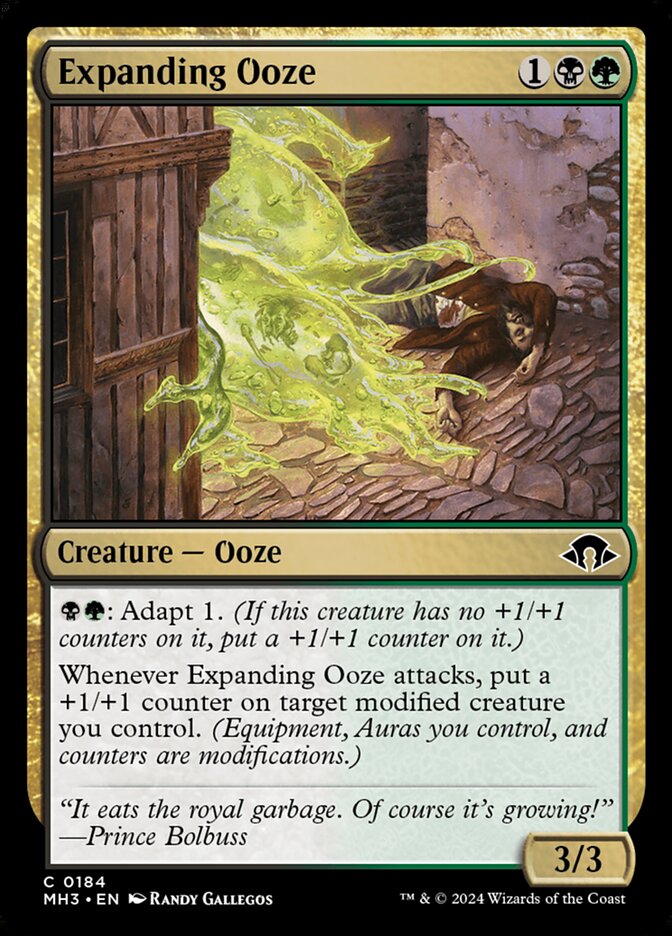 MTG Card Title: Expanding Ooze MH3/184