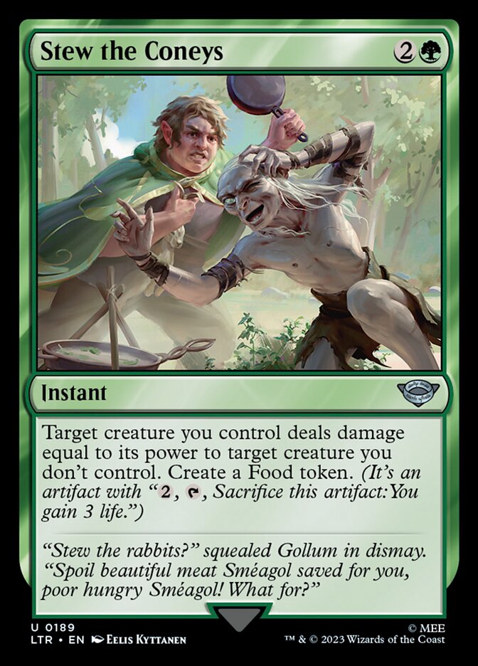 MTG Card Title: Stew the Coneys LTR/189