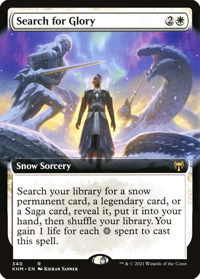MTG Card Title: Search for Glory KHM/340