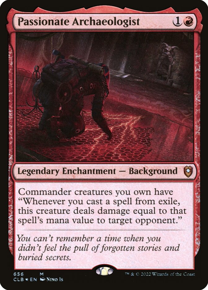 MTG Card Title: Passionate Archaeologist CLB/656