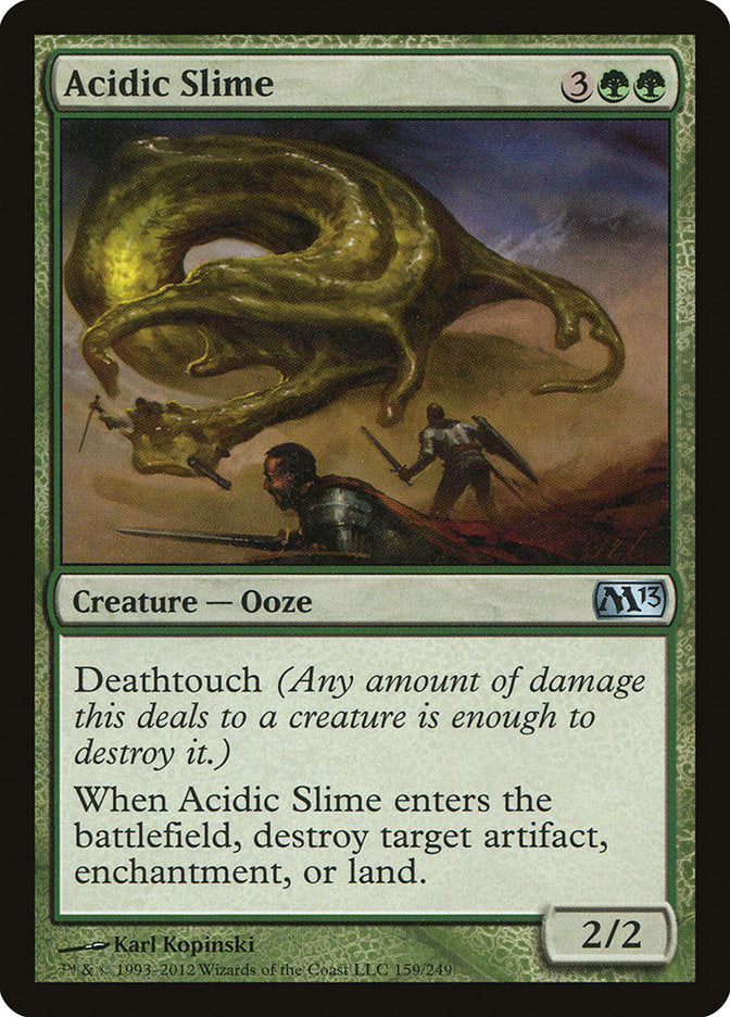 MTG Card Title: Acidic Slime M13/159