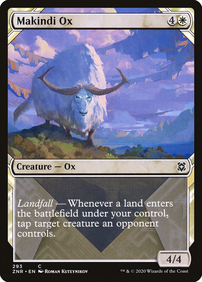 MTG Card Title: Makindi Ox ZNR/293