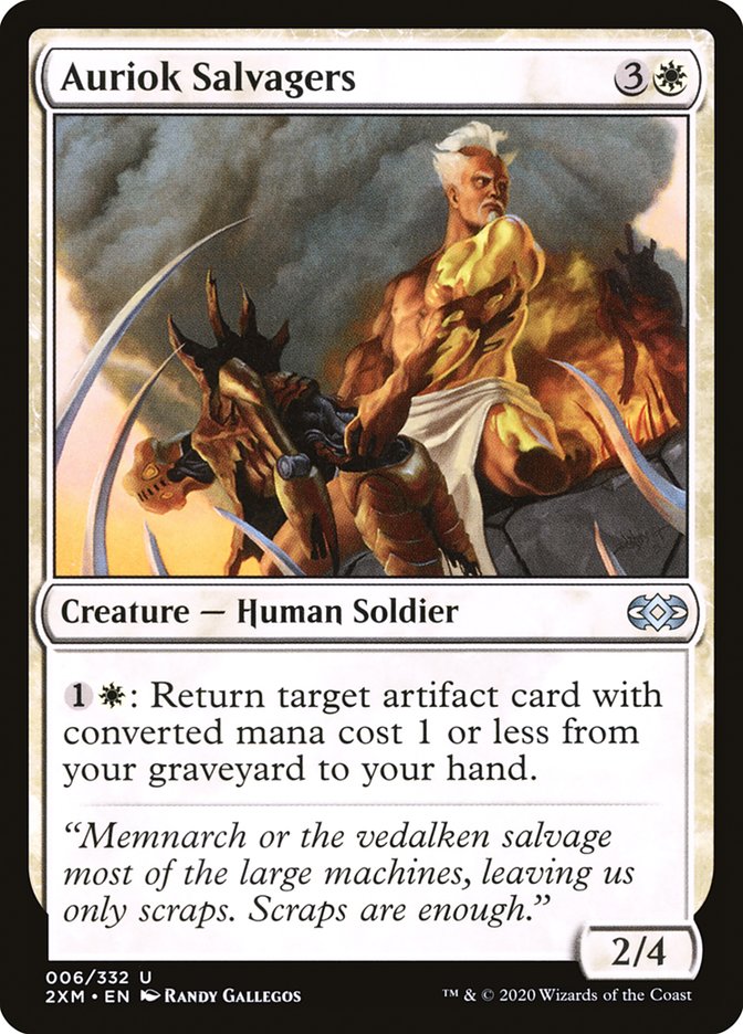 MTG Card Title: Auriok Salvagers 2XM/6