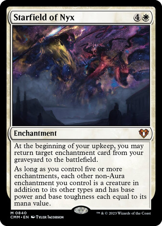 MTG Card Title: Starfield of Nyx CMM/840