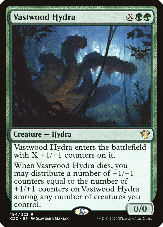 MTG Card Title: Vastwood Hydra C20/194