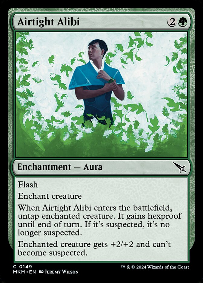 MTG Card Title: Airtight Alibi MKM/149