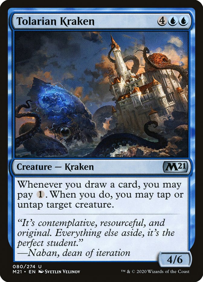MTG Card Title: Tolarian Kraken M21/80